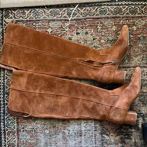 Madewell over the knee suede boots